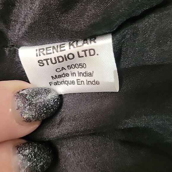 Irene Klar vintage, hand-painted silk kimono. One size - Picture 6 of 6